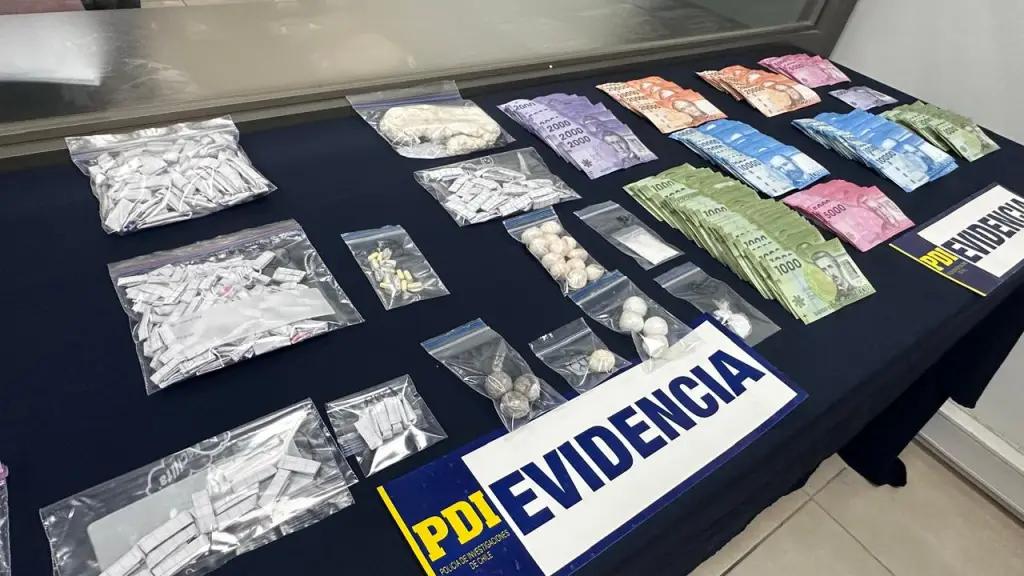 Droga y diversas especies fueron incautadas por la PDI, PDI Biobío