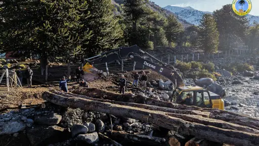 Construcción de puente Adecaguin avanza en Ralco Lepoy