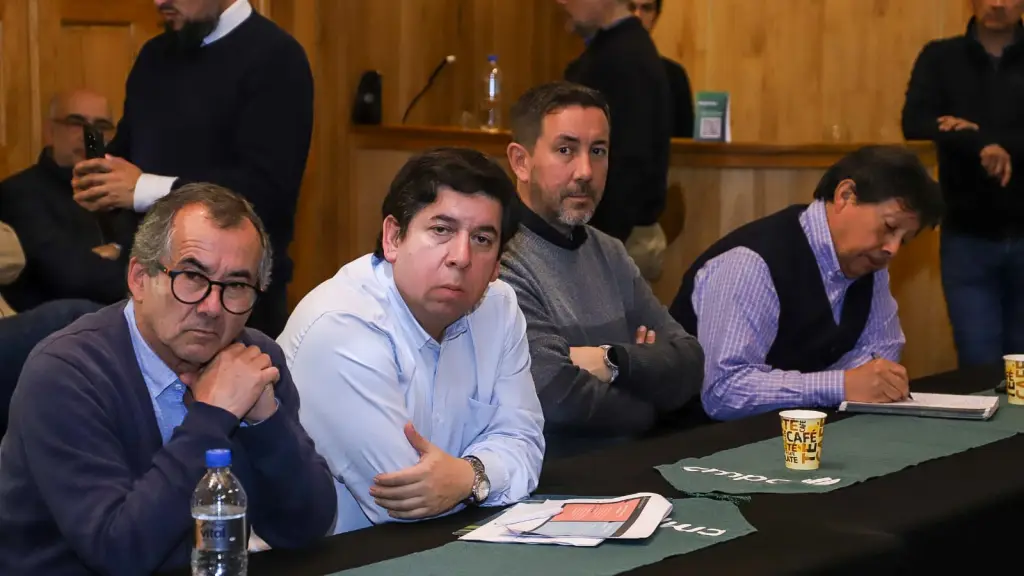 La Red Futuro Madera expuso una hoja de ruta con seis pilares para reactivar la actividad y le hizo entrega al secretario de Estado de un documento con propuestas técnicas para la futura normativa forestal., gentileza