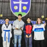 El futbolista profesional de Universidad Católica compartió su experiencia con la comunidad educativa, recibiendo el cariño de los alumnos y cuerpo docente, La Tribuna