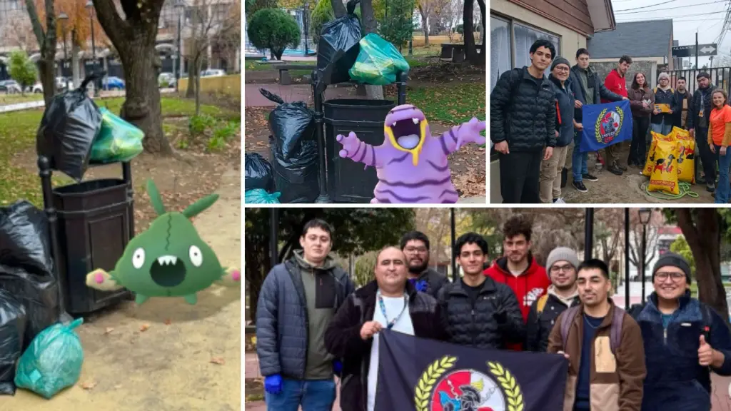 Es un lugar que nos ha dado mucha alegría: Comunidad de Pokémon Go realizó jornada de limpieza en Plaza de Armas de Los Ángeles, La Tribuna