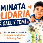 Tomás y Gael, ambos de cuatro años y diagnosticados con distrofia muscular de Duchenne, motivan una caminata que busca reunir recursos para apoyar sus tratamientos en el extranjero., Cedida