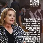 Diputada Flor Weisse tras despacho de la Ley Escuelas Protegidas: “Estamos recuperando el derecho a una educación segura para todos los estudiantes de Chile”