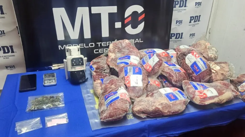 Incautación por parte de la PDI en Mulchén, PDI Biobío
