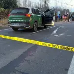 El accidente registrado en el sector Vaquería de Negrete dejó una víctima fatal y un ocupante con lesiones graves, movilizando a equipos de emergencia y personal policial durante la tarde del sábado., Cedida