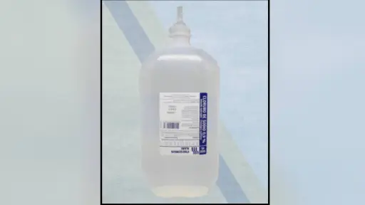 Alerta de salud: Retiro de lote de suero fisiológico detectado por ISP