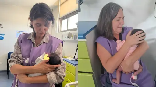 Hoy se cumple el plazo para postularse como voluntario para abrazar bebés en Los Ángeles