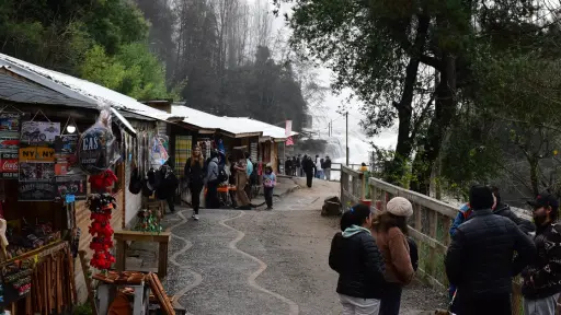 Saltos del Laja muestra su fuerza tras las lluvias y llaman a visitar el atractivo con precaución