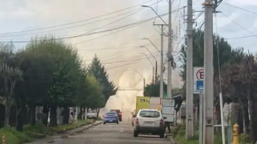 AHORA: Incendio destruyó por completo una vivienda en Mulchén