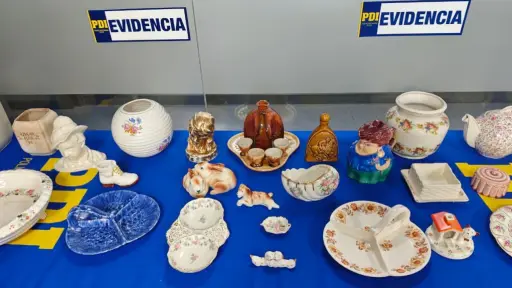 Recuperan 32 piezas de cerámica patrimonial lotina que eran ofrecidas ilegalmente por internet