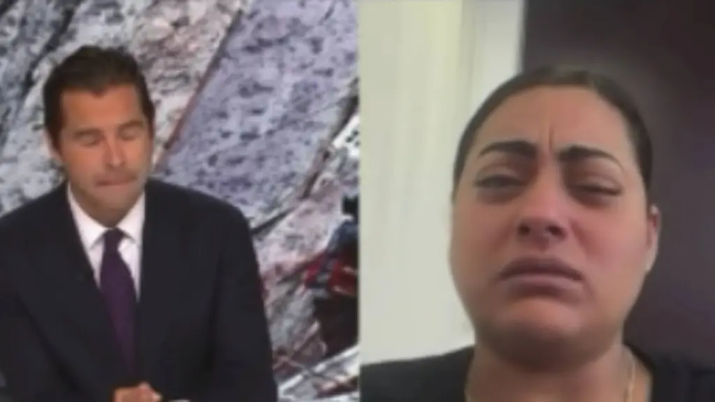 Solo quiero encontrarlos: el dramático testimonio de una madre venezolana desde Chile., Captura de pantalla | Entrevista TeleMundo
