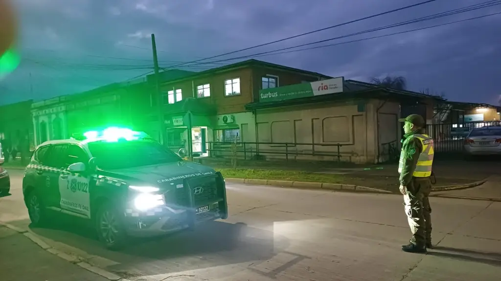 Servicio policial extraordinario realizado en Mulchén, X: @CarabBioBio