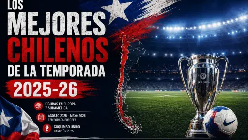 Los mejores chilenos de la temporada 2025-26: Osorio manda, Suazo se afirma y Núñez rompe el mercado