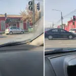 El impacto dejó a uno de los móviles sobre la acera de la esquina, mientras el segundo quedó detenido sobre la calzada., La Tribuna