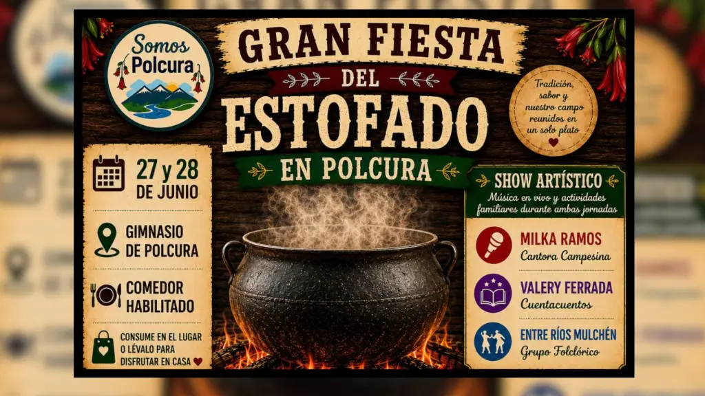 Polcura se prepara para su Fiesta del Estofado: gastronomía, canto campesino y área infantil este fin de semana, Instagram