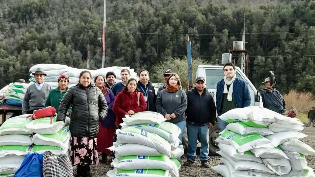 primera entrega de capital de operación de INDAP en Alto Biobío, INDAP