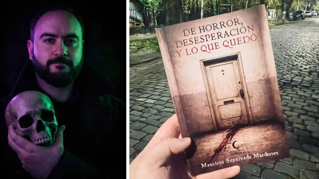 Mauricio Sepúlveda comenzó a publicar sus primeros relatos tras participar en un taller de escritura creativa desarrollado junto a estudiantes y docentes de un establecimiento educacional de la provincia., Cedida