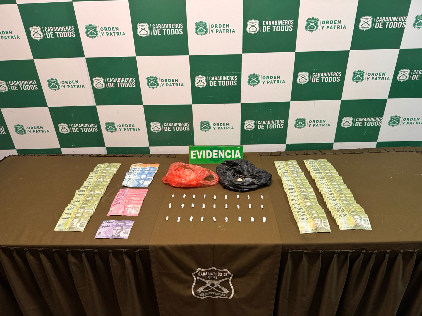 Uno de los imputados quedó en prisión preventiva. / Carabineros de Chile