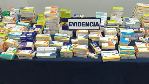 PDI detiene a dos personas por venta ilegal de medicamentos en feria libre de Concepción