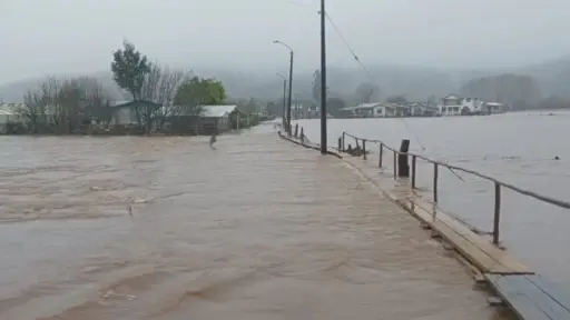 Alerta Roja en Arauco por inminente desborde del río Pichilo