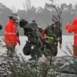 El operativo fue realizado por Bomberos sin mayores inconvenientes y ambas personas se encuentran fuera de riesgo, según confirmó el comandante Eduardo Torres., Redes sociales