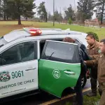 El hombre fue detenido por Carabineros de Antuco, Cedida