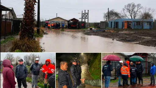 Sistema frontal en Biobío: delegado reporta contingencias controladas en Los Ángeles, Antuco y San Rosendo
