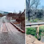 La nueva ruta Q-462 permitirá disminuir el paso de vehículos pesados por el puente Nicodahue., Municipalidad de Nacimiento