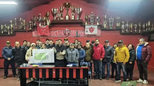 Firma del convenio: Anhelo del nuevo estadio para Independiente de Paillihue comienza a hacerse realidad