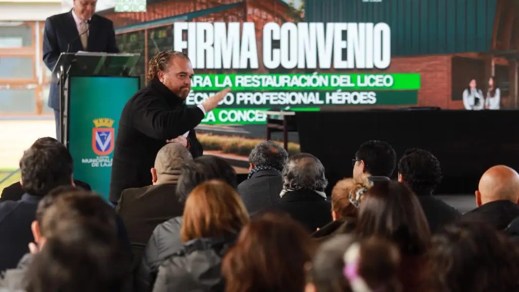 Firma Convenio Liceo Técnico Profesional de Laja | Diario La Tribuna
