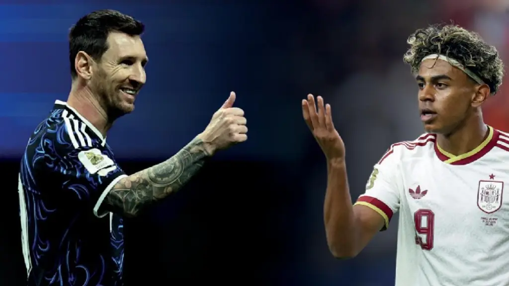 El argentino Lionel Messi y el español Lamine Yamal, serán las caras visibles de un gran duelo., contexto