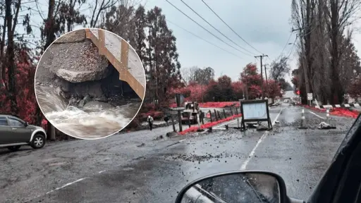 Estamos colapsados: vecinos de Duqueco exigen solución por puente cerrado en Los Ángeles