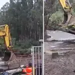 Retiran puente en sector rural de Los Ángeles por riesgo estructural: vecinos quedan con acceso solo por caminos alternativos, La Tribuna