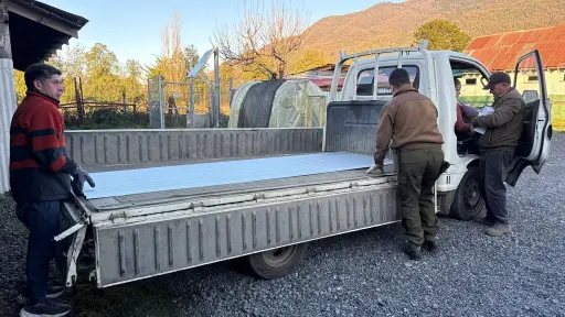 Tenencia de Carabineros de Antuco inicia recuperación tras daños por viento puelche