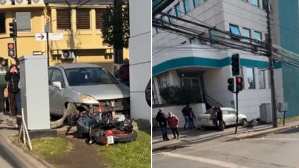 Un hombre en estado grave y una mujer con cortes en su cara dejó accidente en el centro de Los Ángeles, La Tribuna