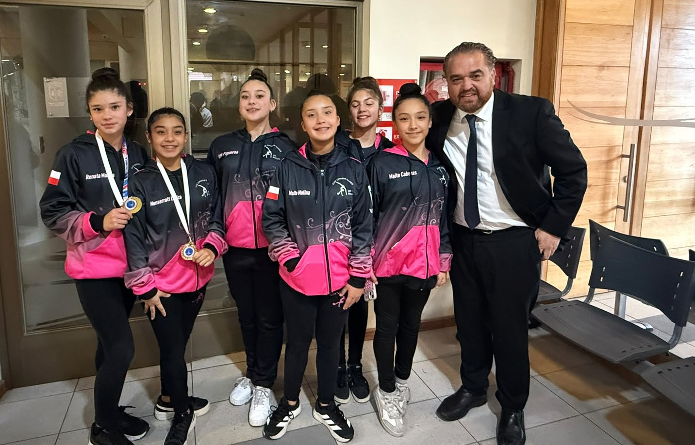 Las deportistas angelinas que serán protagonistas en la segunda fecha del Circuito de Gimnasia Rítmica junto al Gobernador regional / La Tribuna