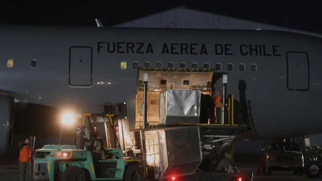 Medicamentos, vacunas y dispositivos médicos forman parte de los más de 40 pallets de ayuda humanitaria enviados desde Chile a Venezuela en un operativo coordinado entre el Estado, la FACh y la Cámara Nacional de Laboratorios Farmacéuticos (Canalab)., Gobierno de Chile