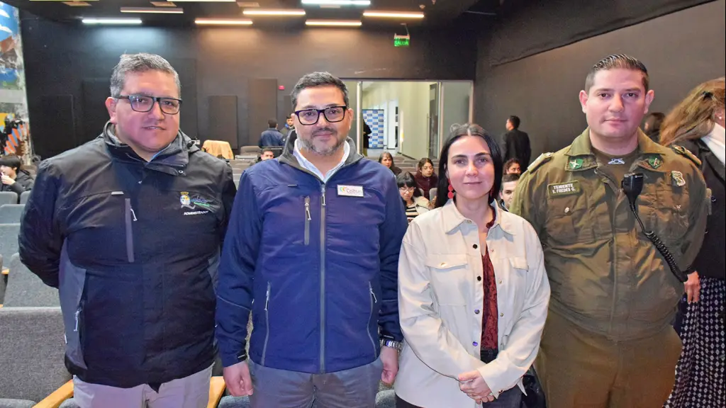 Luis Soto, Juan Guillermo Soto, Paula Zerega  y Tte. Saúl Fredes. | La Tribuna