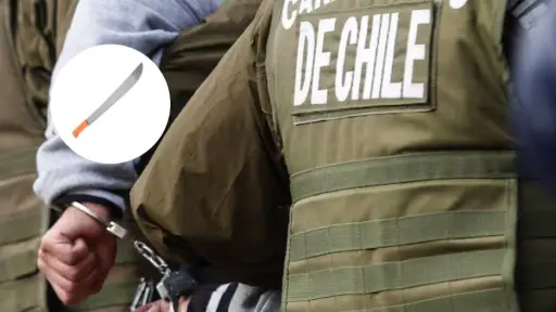 Me dijo que me iba a matar: Hombre es formalizado por amenazar de muerte a su primo y portar arma blanca en Nacimiento