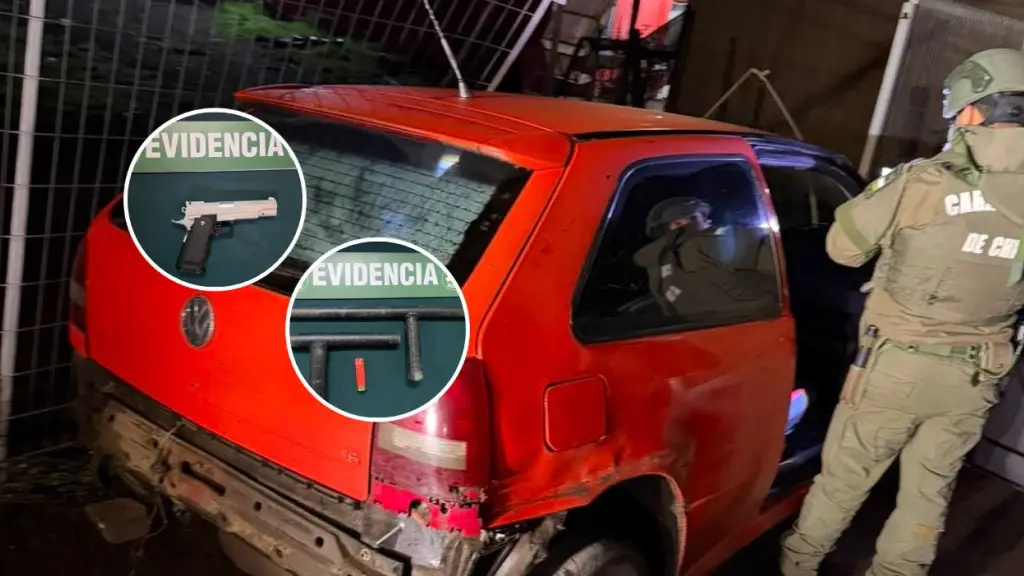 El individuo se encuentra a disposición del Ministerio Público tras los múltiples delitos cometidos., @CarabBioBio
