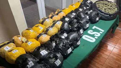 Detienen a ciudadano boliviano con más de 45 kilos de marihuana en Collipulli