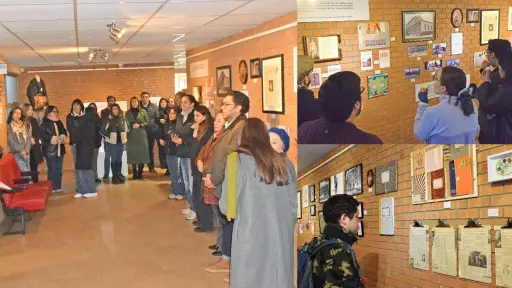 Exposición sobre Roberto Bolaño llega a la Universidad Santo Tomás Los Ángeles en su primera itinerancia