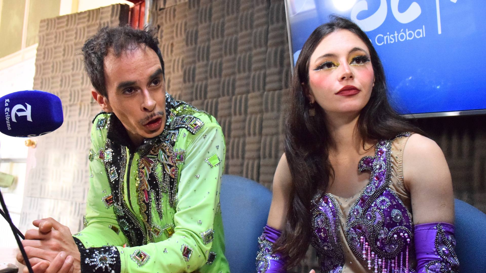 Los artistas argentinos Adrián García Melo y Maira Crocetti compartieron con Diario La Tribuna parte de sus experiencias en el mundo circense durante su paso por Los Ángeles. / Fredy Muñoz | La Tribuna