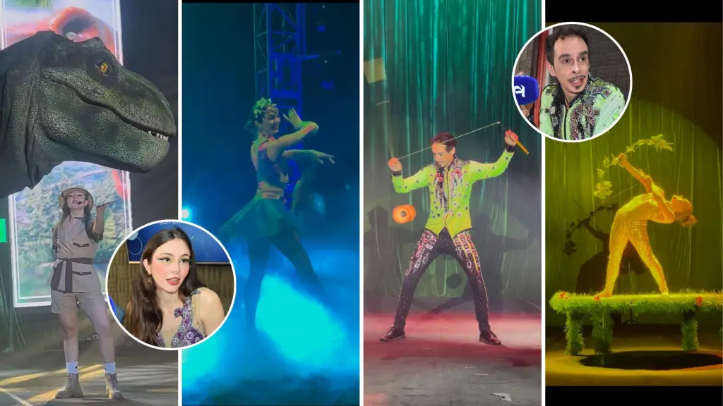 Diábolo, danza, contorsión, magia y escapismo forman parte de las presentaciones que integran el espectáculo del Circo de Dinosaurios., Cedidas