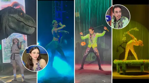 Circo de Dinosaurios en Los Ángeles: artistas argentinos relatan el camino que los llevó al espectáculo