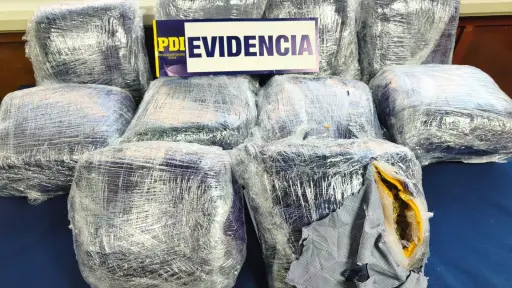 Desarticulan banda que traficaba cannabis entre Calama, Santiago y Temuco: incautan más de 40 kilos de droga