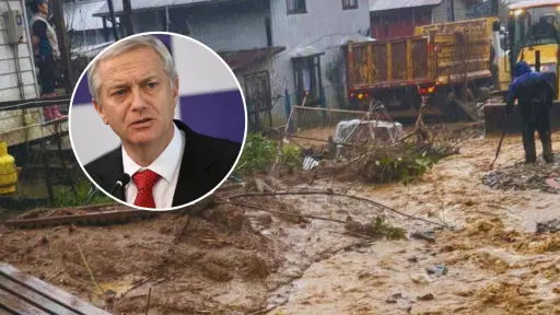 Sistema frontal en Los Ríos: Kast ordena reforzar apoyo tras lluvias que superan las del año pasado