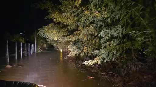 Sistema frontal en Biobío: vecinos reportan inundaciones, caminos cortados y familias aisladas en Los Ángeles