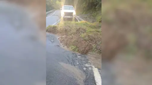 Alcalde de Quilaco alerta por daños en caminos tras sistema frontal en Cuesta Quilaco