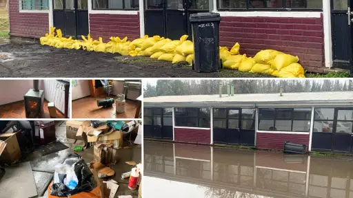 Escuela de Quilleco retoma las clases tras superar inundación por temporal
